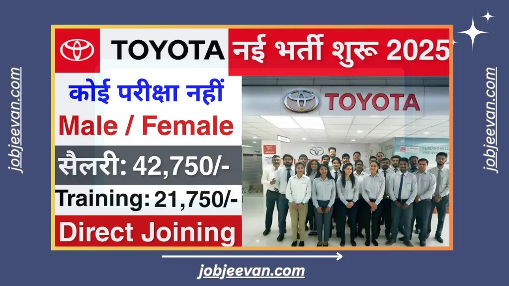 Toyota Motor Recruitment 2025