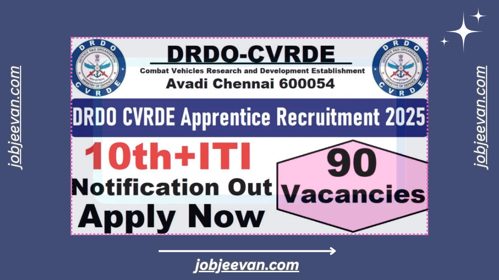 DRDO CVRDE Apprentice Recruitment 2025