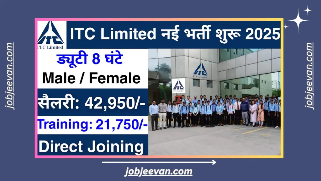 ITC Limited Recruitment 2025