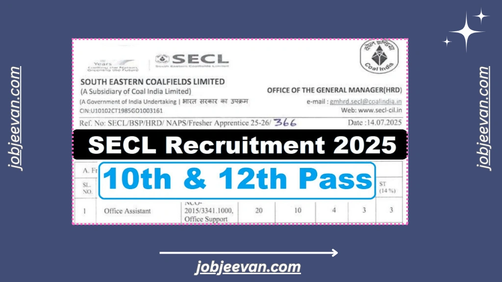 SECL Apprentice Recruitment