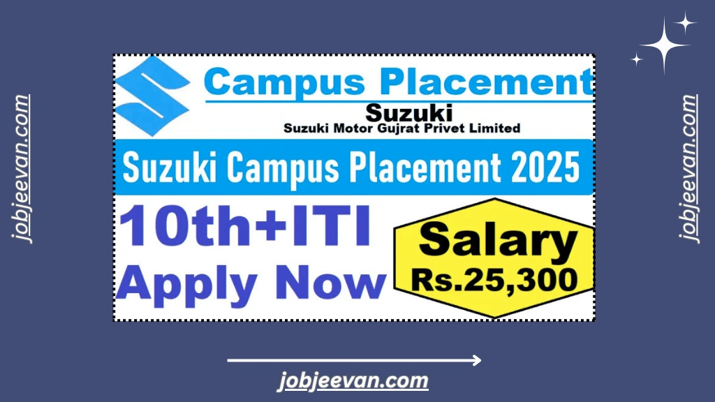 Suzuki Gujarat Recruitment 2025